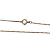 Vintage BIRKS 14K yellow gold box link style chain, attaches with spring ring clasp.