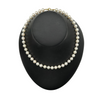 Daisy Exclusive 17" 7.5-8.0mm Single Strand Japanese Cultured Pearl Necklace with 18k Gold Lobster Clasp + Montreal Estate Jewelers