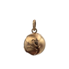 Vintage 10K Yellow Gold Globe Charm 