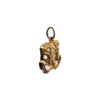 Vintage 14K Yellow Gold Tragedy and Comedy Charm