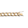 Vintage 14k Solid Rose Gold Curb Link Bracelet