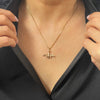 Lovely vintage solid 14k yellow gold propeller plane charm.