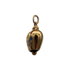 Vintage 18K Yellow Gold Cowbell Charm 