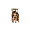 Vintage 14K Two-Toned English Horse Drawn Carriage Charm + Montreal Estate Jewelers