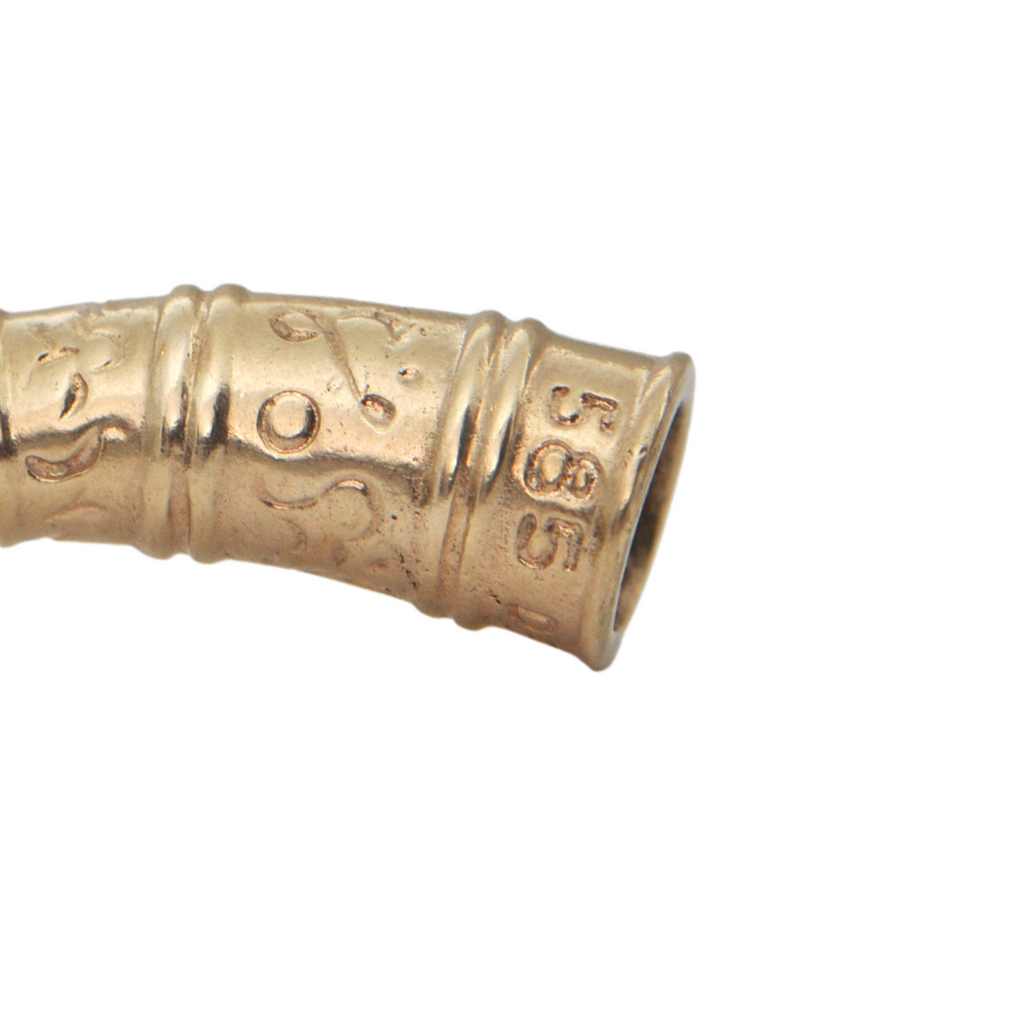 Vintage 14K Yellow Gold Golden Horn of Gallehus Charm + Montreal Estate Jewelers