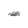 Vintage Retro Floral 1.22ct Diamond 18k Gold Clasp + Montreal Estate Jewelers