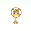 Vintage 14K Yellow Gold Table Fan Charm + Montreal Estate Jewelers