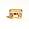 Vintage 14k Yellow Gold Streetcar Charm + Montreal Estate Jewelry 