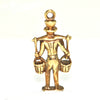 Vintage 14K Yellow Gold Water Bucket Carrier Charm + Montreal Estate Jewelers
