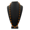 Vintage Amber Bead 18k yellow gold necklace + Montreal Estate Jewelers