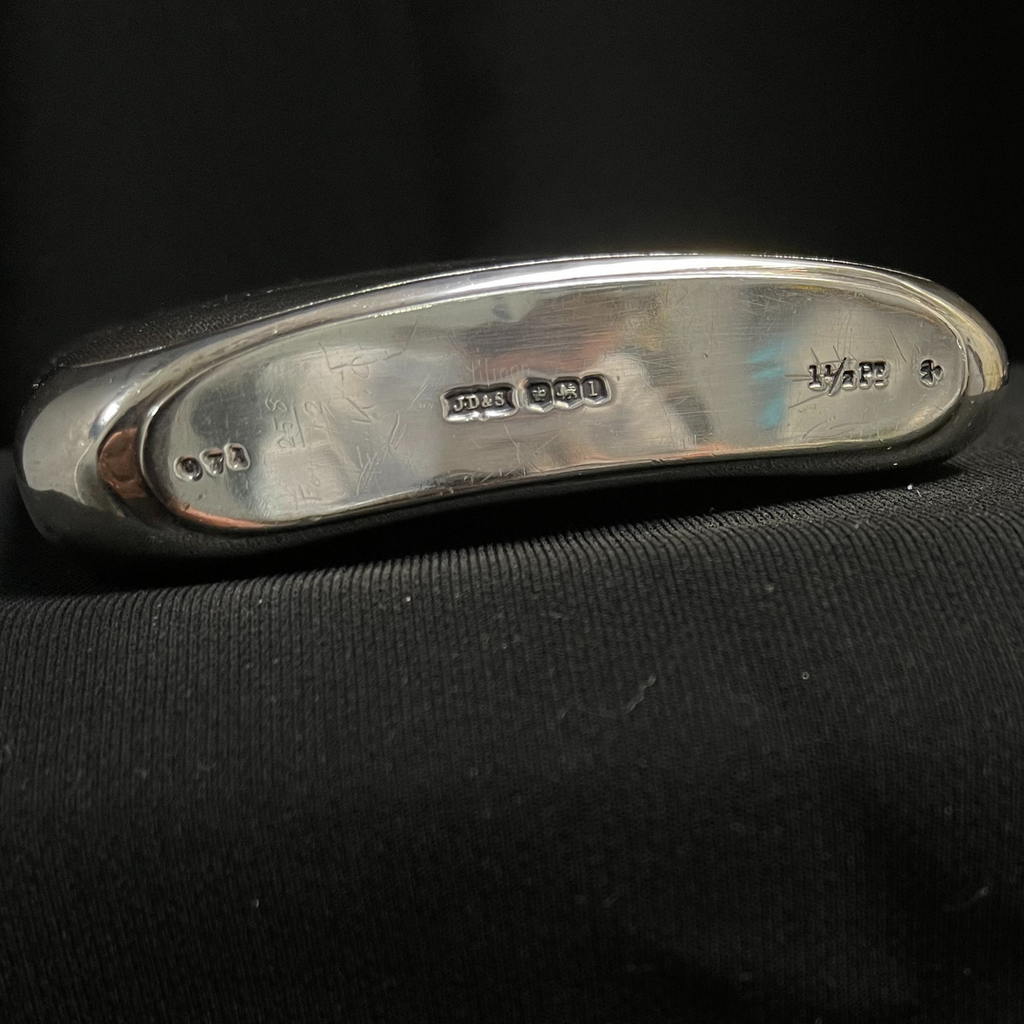 James Dixon & Sons (Sheffield) Sterling Silver Hip Flask 1928 + Montreal Estate Jewelers